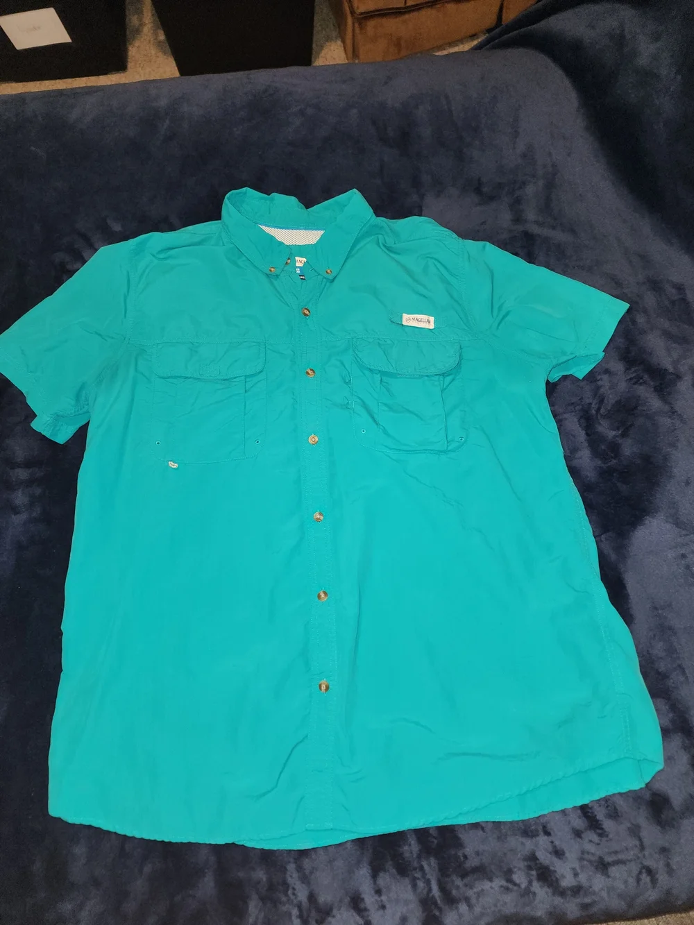 Magellan Outdoors Button Down Shirts - Coral, Teal, Light Blue, Green Bundle